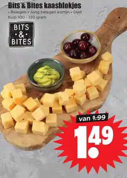Dirk Bits & Bites kaasblokjes aanbieding