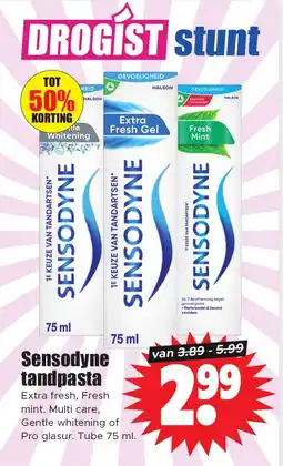 Dirk Sensodyne tandpasta aanbieding