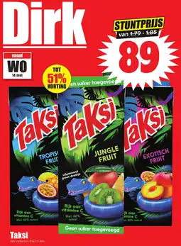 Dirk Taksi aanbieding