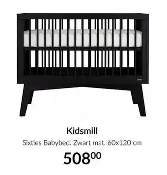 Kidsmill zwart mat
