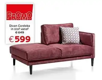 Henders & Hazel Divan cordoba in stof aanbieding