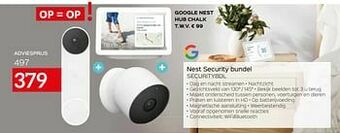 Selexion Google nest security bundel securitybdl aanbieding