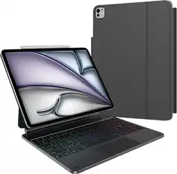 Coolblue BlueBuilt Apple iPad Air (2024) 13 inch Toetsenbord Hoes AZERTY Zwart aanbieding