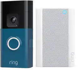 Coolblue Ring Battery Video Doorbell Pro Blauw + Chime aanbieding