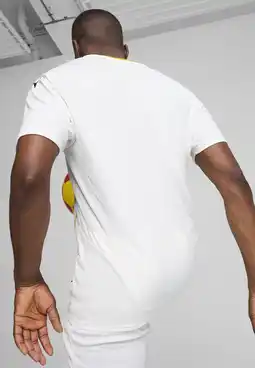 Decathlon RC Lens 24/25 derde shirt voor heren PUMA White Pelé Yellow aanbieding