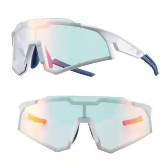 Decathlon ROCKBROS Fotochromatische Fietsbril Heren Dames Winddicht HD UV400 aanbieding