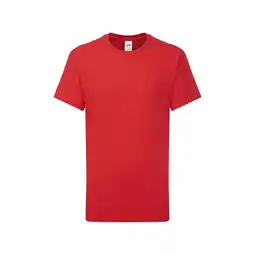 Decathlon Kinderen/Kinderen Iconic 195 TShirt (Rood) aanbieding