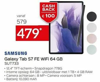 Samsung galaxy tab s7 fe wifi 64 gb sut733