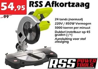 Rss afkortzaag