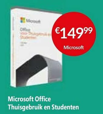 Selexion Microsoft office thuisgebruik en studenten aanbieding