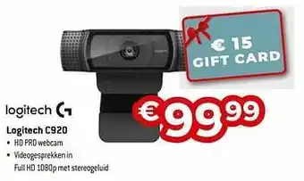 Logitech c920