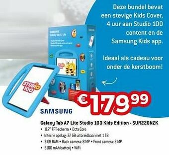 Exellent Samsung galaxy tab a7 lite studio 100 kids edition - sur220nzk aanbieding