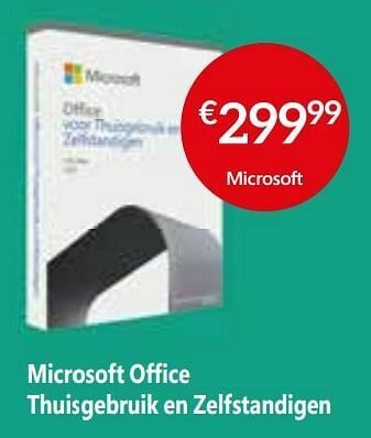 Selexion Microsoft office thuisgebruik en zelfstandigen aanbieding