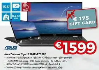 Exellent Asus zenbook flip - ux564ei-ez006t aanbieding