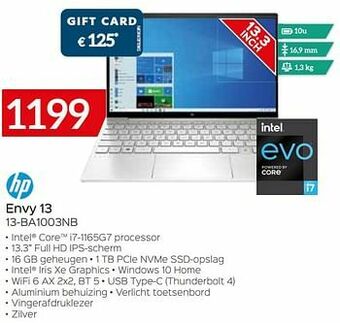 Selexion Hp envy 13 13-ba1003nb aanbieding