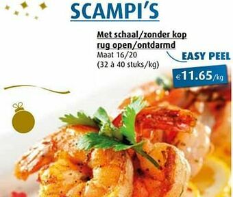 Aronde Scampi’s aanbieding