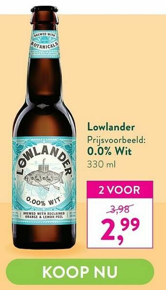 Lowlander 0.0% wit