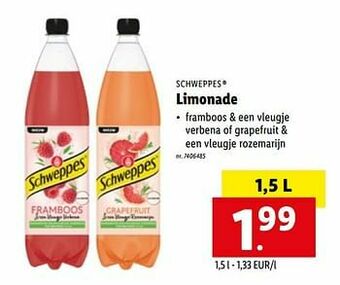 Lidl Limonade aanbieding