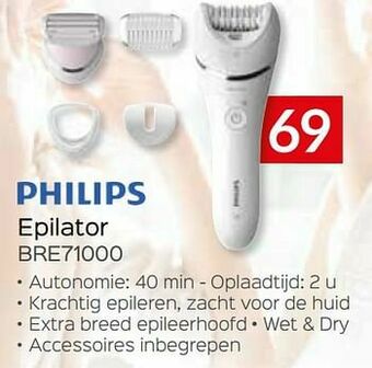Selexion Philips epilator bre71000 aanbieding