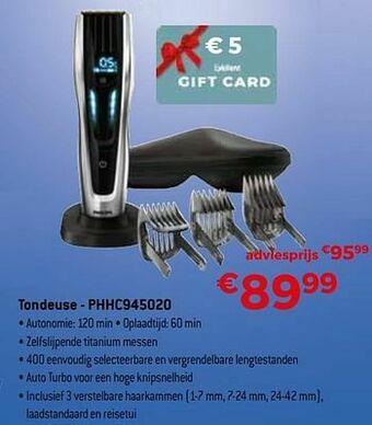 Philips tondeuse - phhc945020