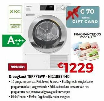 Exellent Miele droogkast tef775wp - mi11855440 aanbieding