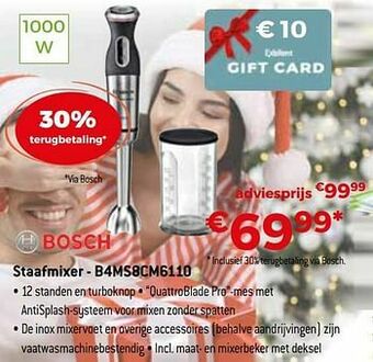 Exellent Bosch staafmixer - b4ms8cm6110 aanbieding