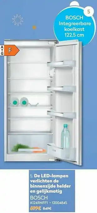 Krëfel Bosch integreerbare koelkast ki24rnff1 aanbieding