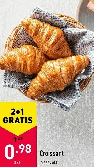 ALDI Croissant aanbieding