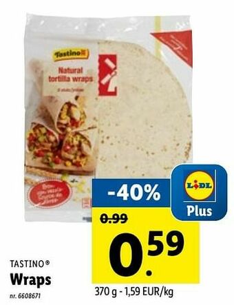 Lidl Wraps aanbieding