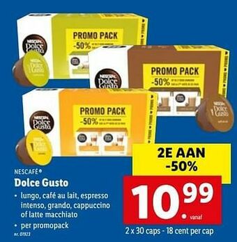 Lidl Dolce gusto aanbieding