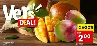 Lidl Gerijpte mango aanbieding