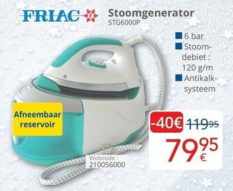Eldi Stoomgenerator aanbieding