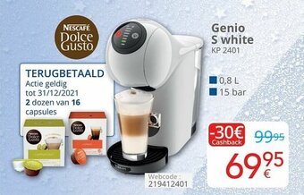Eldi Genio S White aanbieding