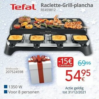Eldi Tefal Raclette-Grill-plancha aanbieding