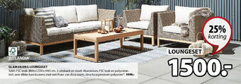 Jysk Glamsbjerg Loungeset aanbieding