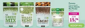Holland & Barrett Classic matcha raw powder aanbieding