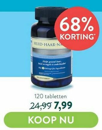 Holland & Barrett Huid haar nagels aanbieding
