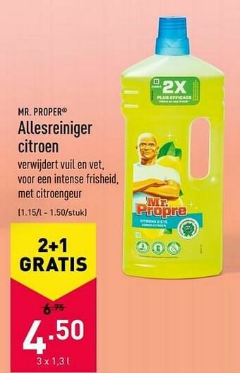 ALDI Allesreiniger citroen aanbieding