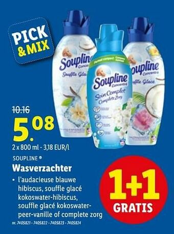 Lidl Wasverzachter aanbieding