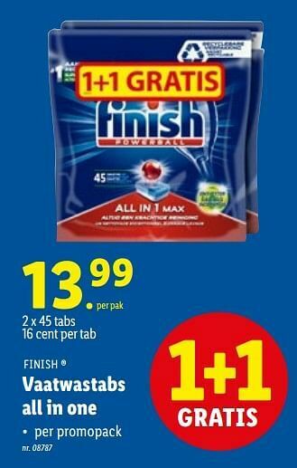 Lidl Vaatwastabs all in one aanbieding