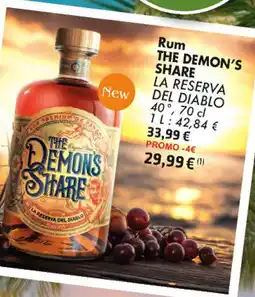 Cora The demon's share rum la reserva del diablo aanbieding