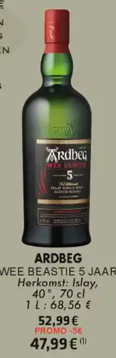Cora Ardbeg wee beastie 5 jaar aanbieding