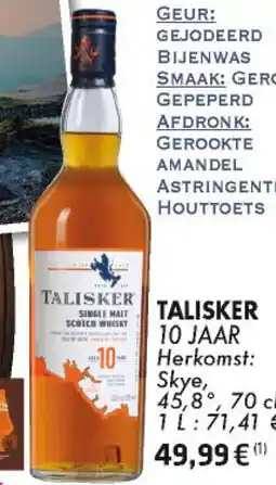 Cora Talisker 10 jaar aanbieding