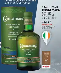 Cora Connemara peated single malt aanbieding