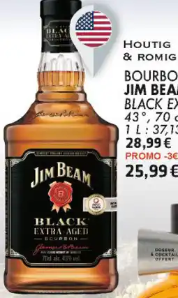 Cora Jim beam bourbon black extra 43° aanbieding
