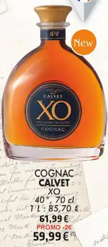 Cora Calvet xo cognac 40° aanbieding