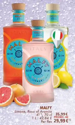 Cora Malfy limone, rosa of arancia 41° aanbieding