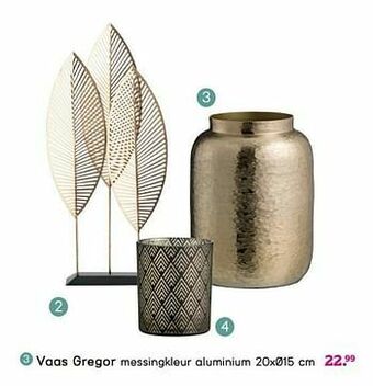 Leen Bakker Vaas gregor aanbieding