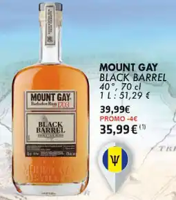 Cora Mount gay black barrel 40° aanbieding