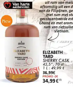 Cora Elizabeth yard sherry cask 42.5° aanbieding